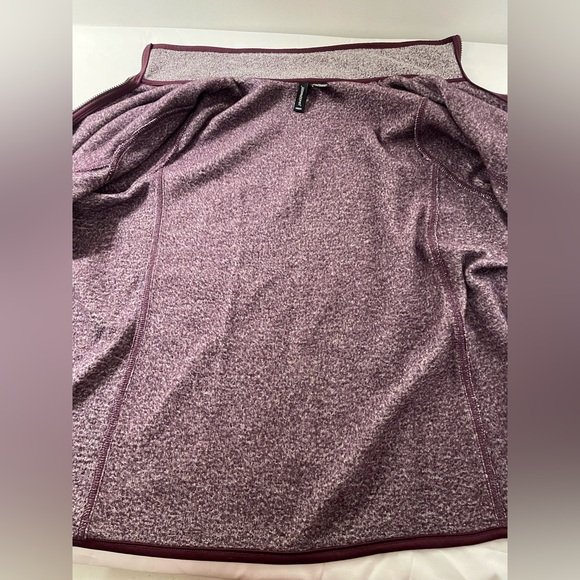Jason Maxwell Full Zip Fleece Jacket with Pockets Purple Size 1X - Picture 7 of 16